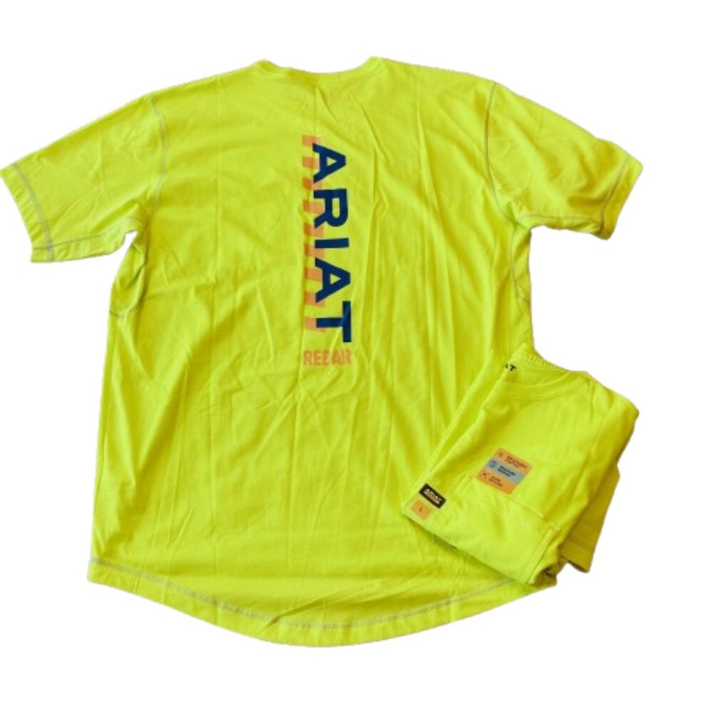 ARIAT Rebar Workman Logo T-Shirts Lot of 2 Men's Large L Sulphur Spring NWT - Picture 3 of 7